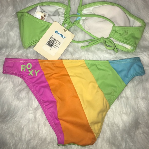 ✨NWT Roxy Swimwear Top & Bottom Bikini Size (M) ✨ - Picture 4 of 4